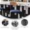Flash Furniture Blue Vinyl Seat Barstool with Natural Wood Back XU-DG6V6BLV-NAT-GG - alternate 5